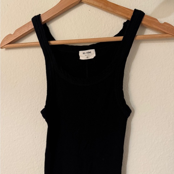 REDONE Black ribbed bodysuit XS - Picture 2 of 4